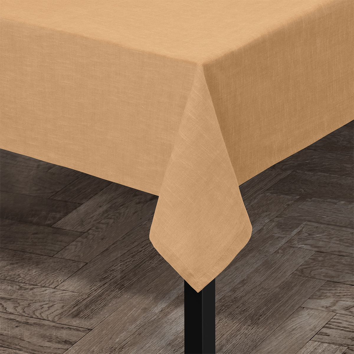 Basic Bomuldsdug okker 150x220 cm