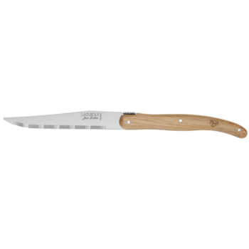 Laguiole 6 stk. steakknive egetræ åben træboks